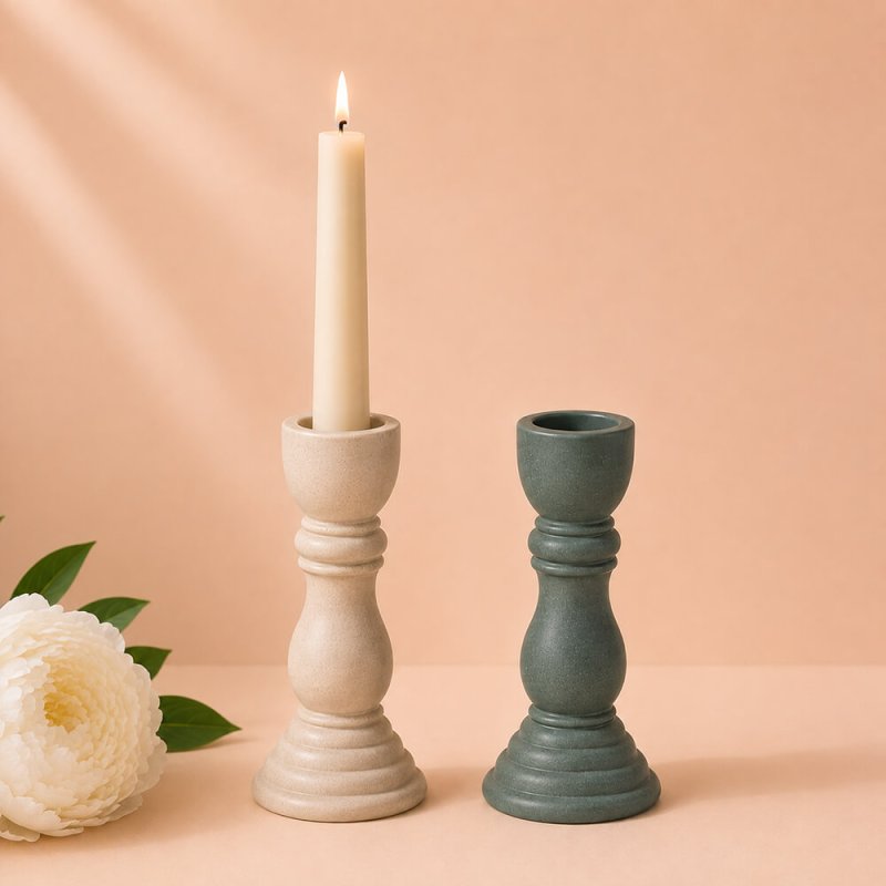Molde para candelabro de cemento