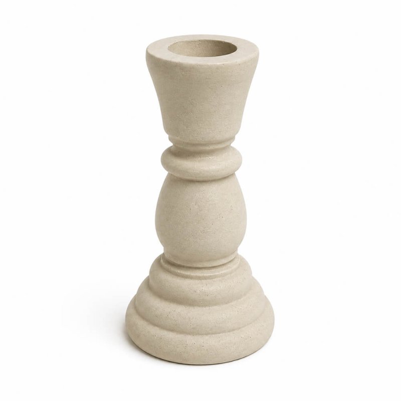 Molde para candelabro de cemento compar