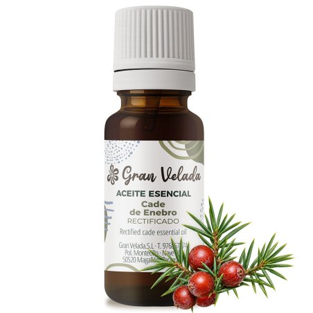 Aceite esencial de cade de enebro