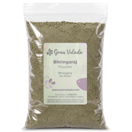 Envase bhringaraj en polvo