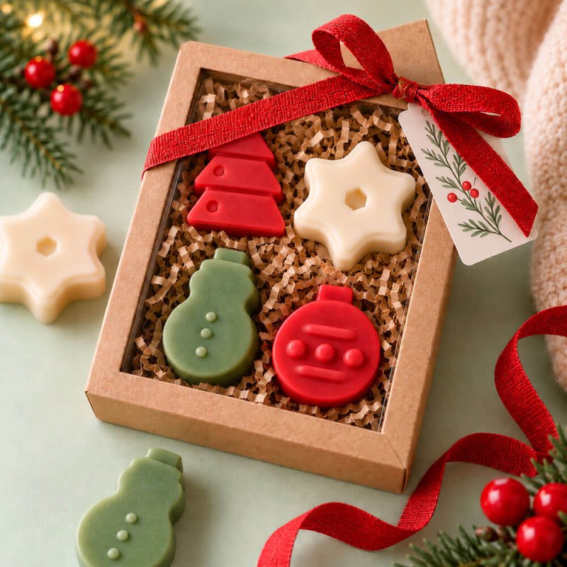 wax melts 16 figuritas de Navidad de regalo