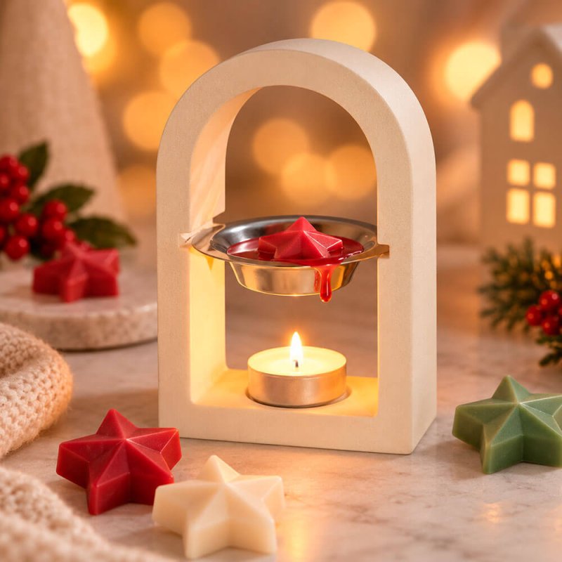 wax melts estrellas navideñas