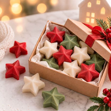 wax melts 15 estrellas navideñas