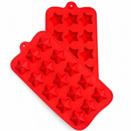 Molde para wax melts 15 estrellas navideñas comprar