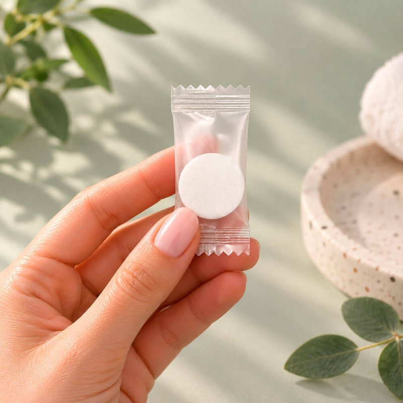 Mascarilla Facial de Celulosa Comprimida DIY