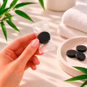 Masque facial jetable en bambou