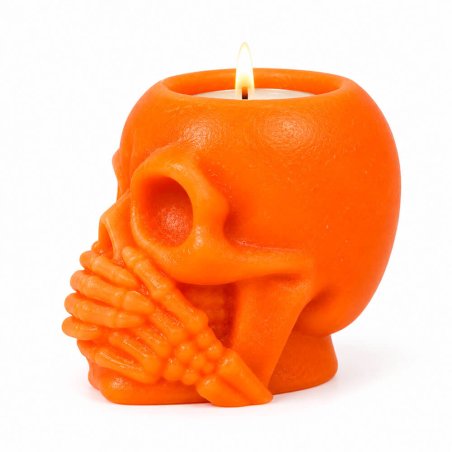 Molde portavelas calavera que no habla comprar