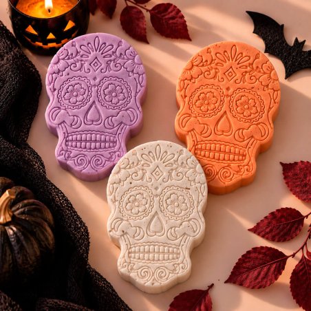 Molde de silicona catrina mexicana diferentes usos