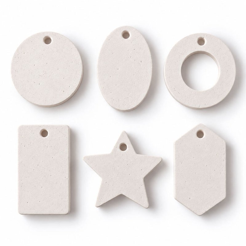 Molde para wax sachet 6 etiquetas colgantes