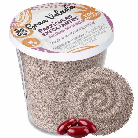 Partículas exfoliantes alubia morada 500 micras