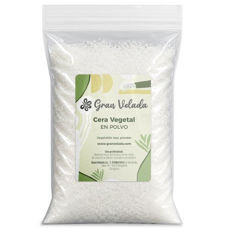 Envase cera vegetal en polvo