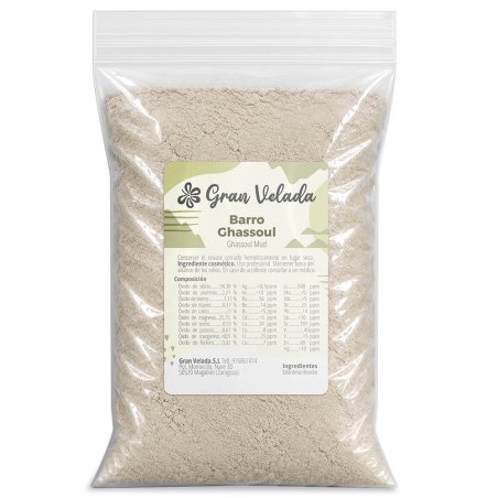 Barro ghassoul Gran Velada, arcilla marroquí para mascarilla facial y capilar — saco