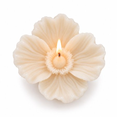 Molde para velas y jabones flor de amapola
