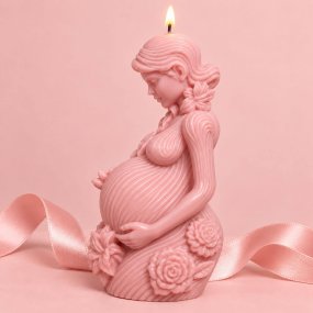 Molde para velas madre con bebé