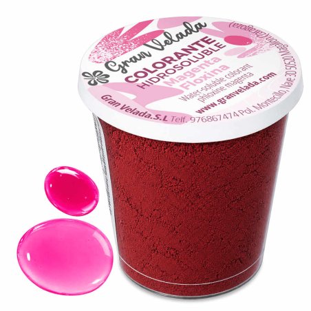 Colorante magenta floxina hidrosoluble polvo