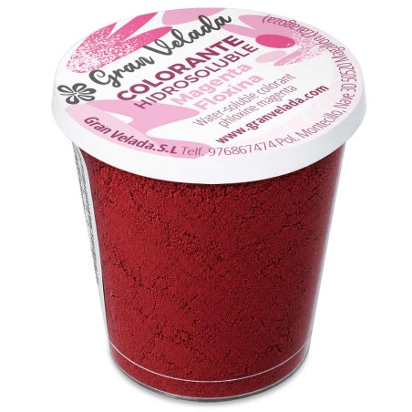 Envase colorante magenta floxina hidrosoluble polvo