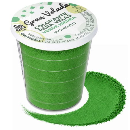 Colorante velas verde hierba pigmento