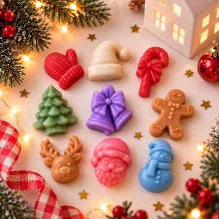 figuras de navidad wax melts