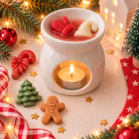 Molde para wax melts 9 figuras de Navidad