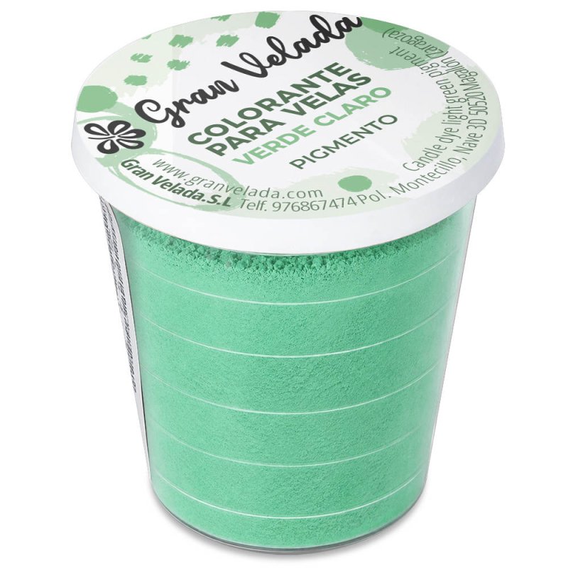 Comprar colorante velas verde claro pigmento