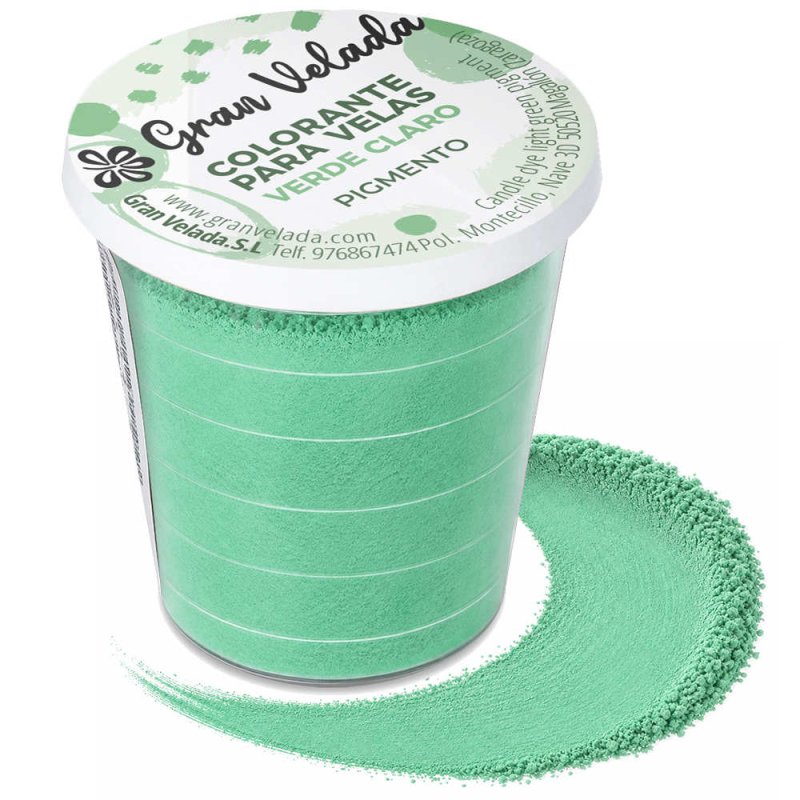 Colorante velas verde claro pigmento