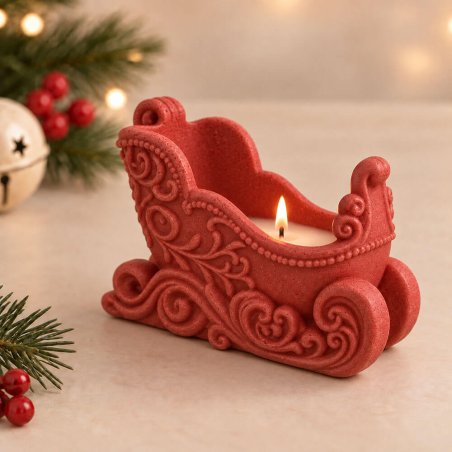 Vela trineo de Navidad