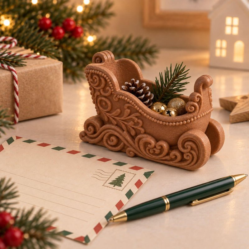Recipiente trineo de Navidad