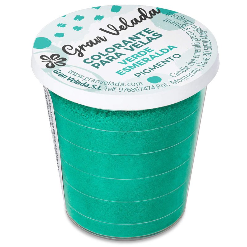 Comprar colorante velas verde esmeralda pigmento