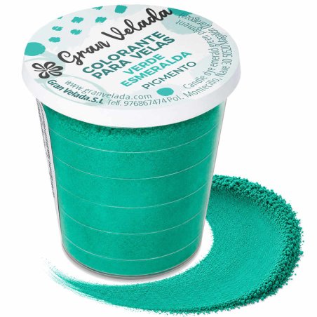 Colorante velas verde esmeralda pigmento