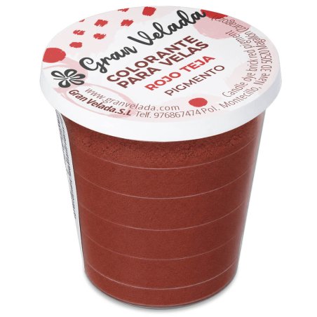 Comprar colorante velas rojo teja pigmento