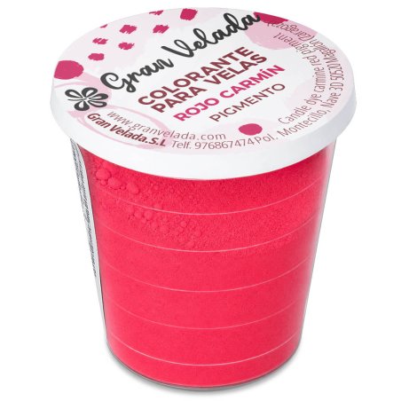 Comprar colorante velas rojo carmin pigmento