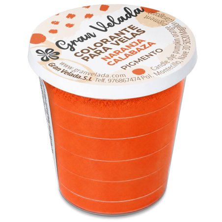 Comprar colorante velas naranja calabaza pigmento