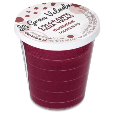 Comprar colorante velas burdeos pigmento