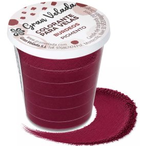 Pigment colorant de bougie bordeaux