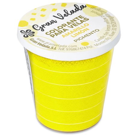 Colorante velas amarillo limon pigmento