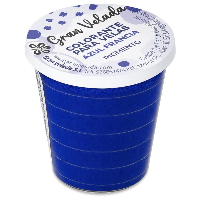 Corante velas pigmento azul frança
