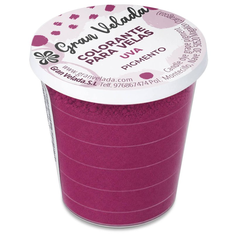 Bougies à colorier pigment de raisin