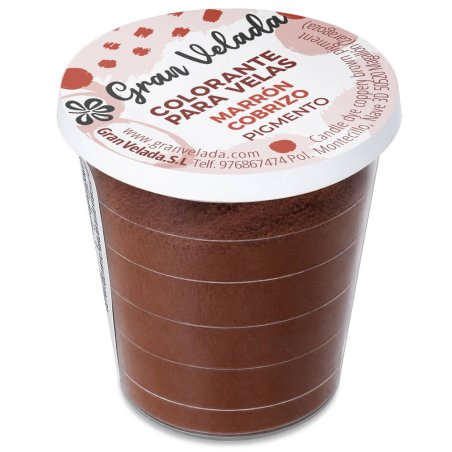 Bougies de teinture pigment de cuivre brun