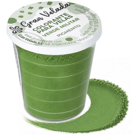 Colorant de bougie pigment vert militaire