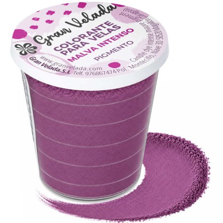 Bougie colorant mauve pigment intense
