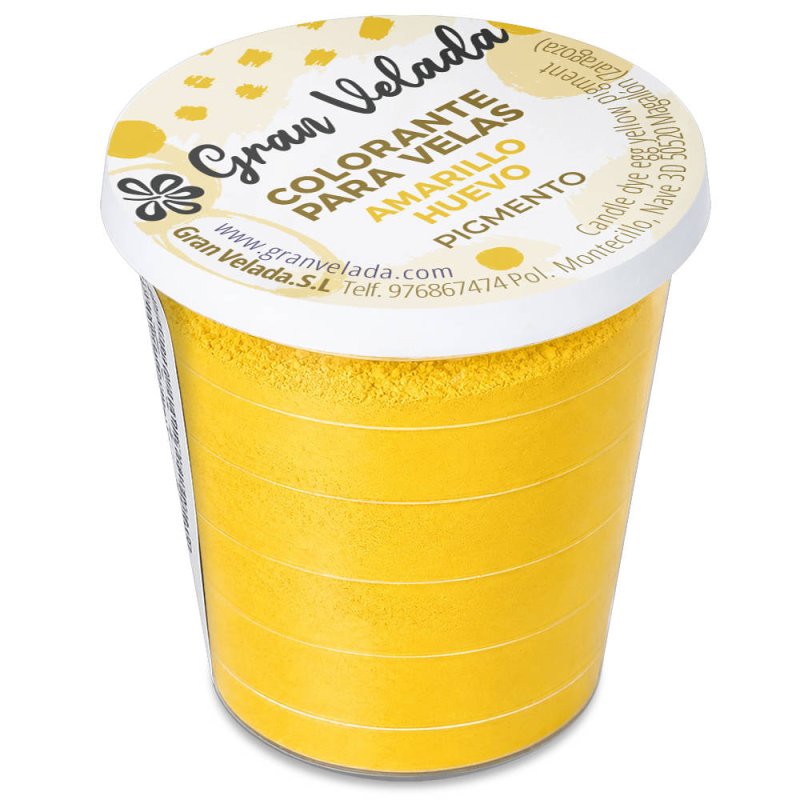 Colorante velas amarillo huevo pigmento