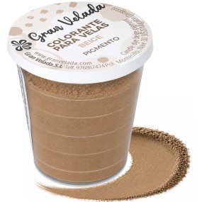 Bougie colorante pigment beige