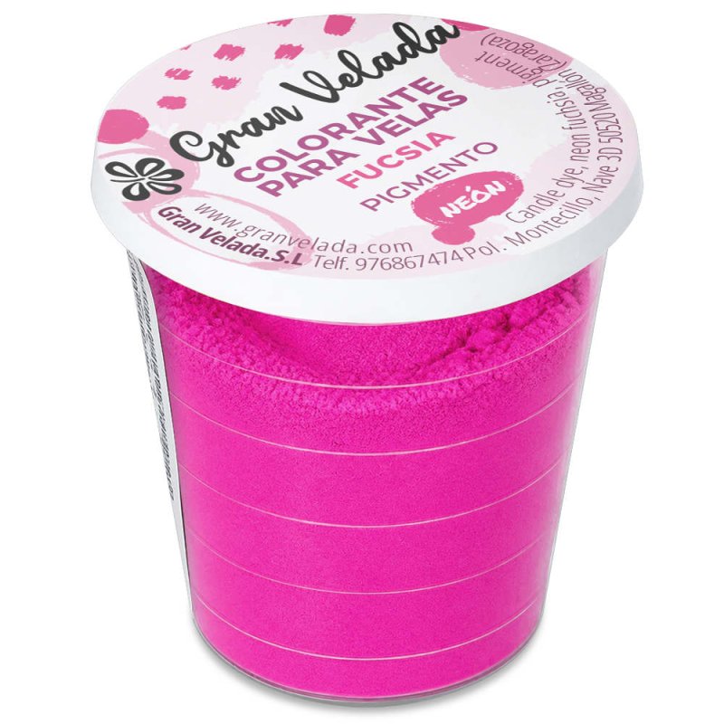 Colorante velas fucsia neon pigmento