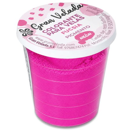 Colorante velas fucsia neon pigmento