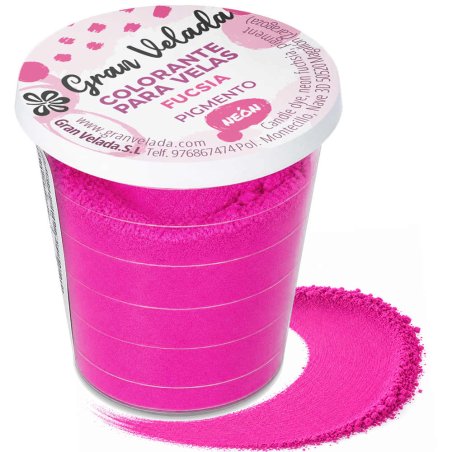 Colorante velas fucsia neon pigmento