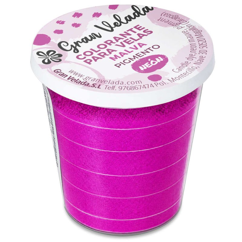 Colorante velas malva neon pigmento