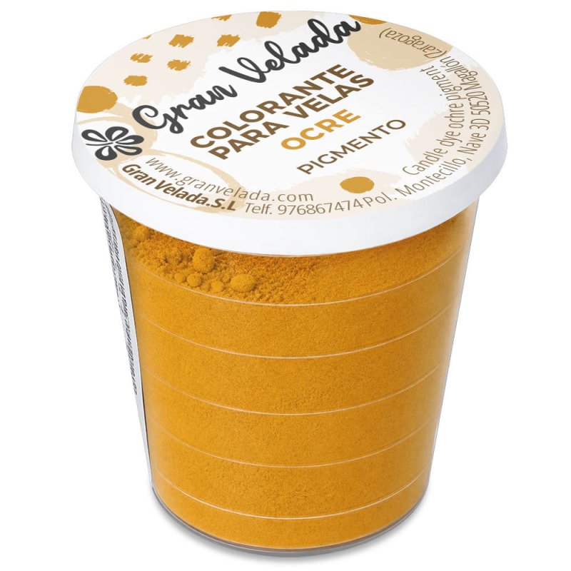 Colorante velas ocre pigmento