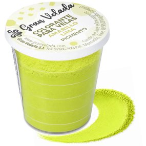 Bougie colorant pigment jaune lime