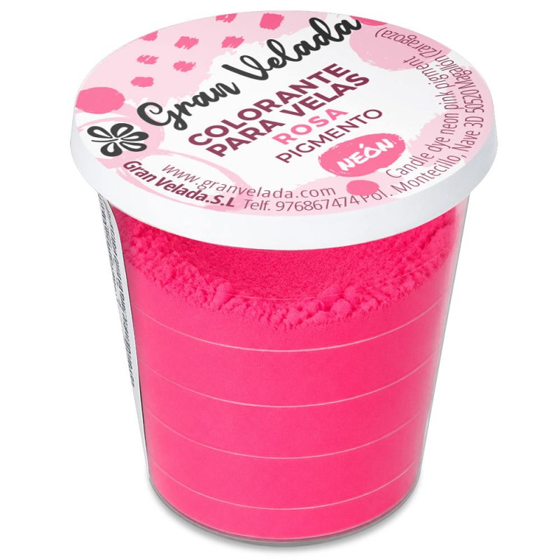 Colorante velas rosa neon pigmento