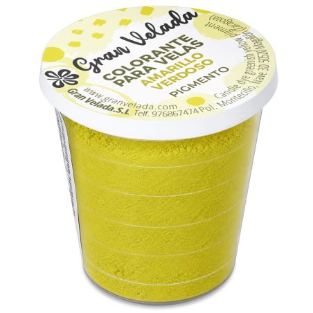 Colorant de bougie pigment jaune-vert